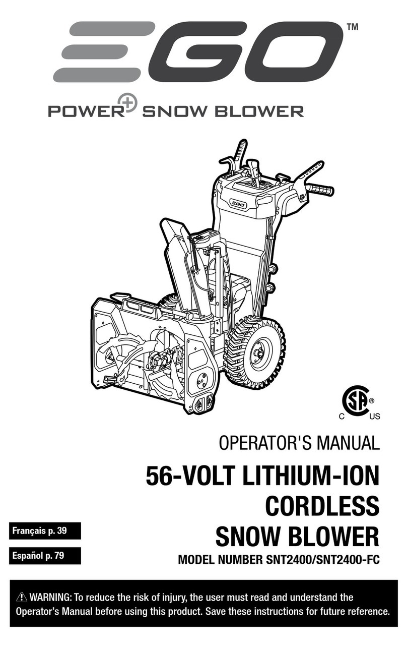 EGO SNT2400 User manual