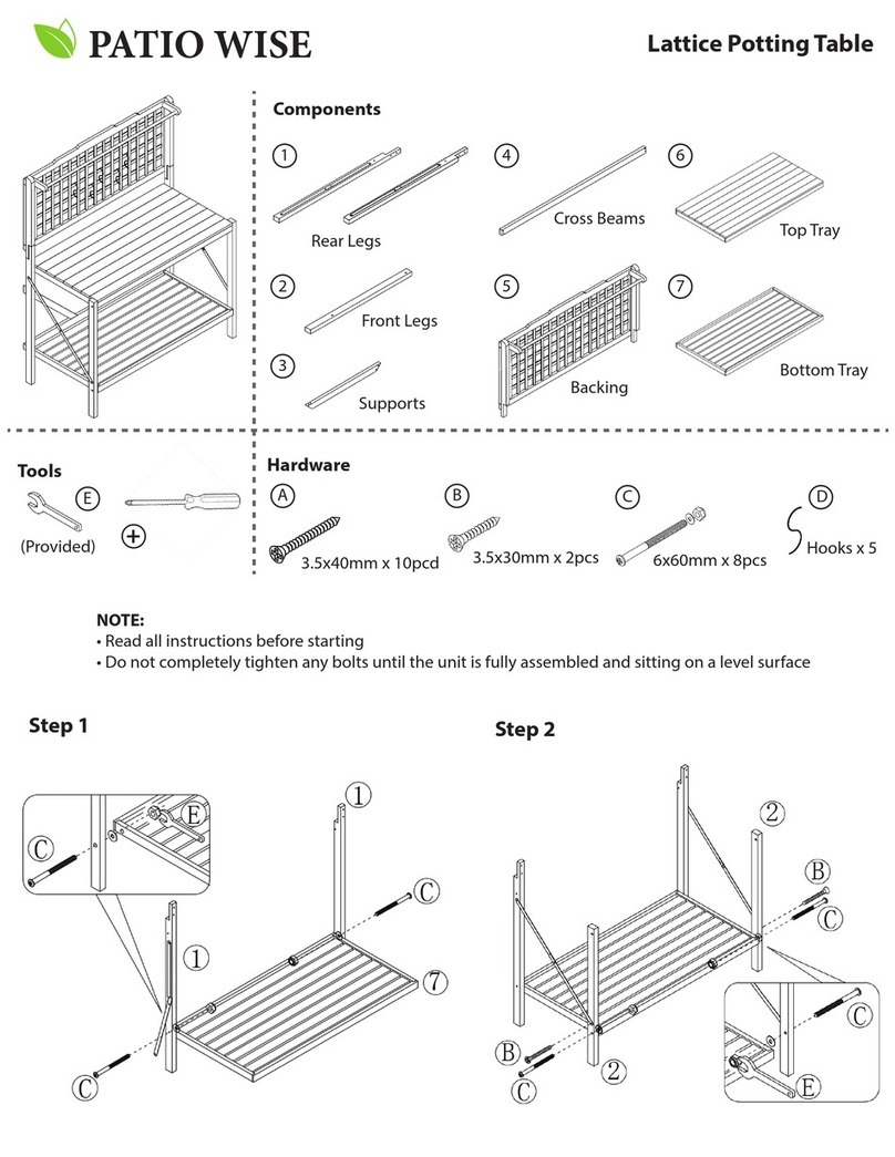 PATIO WISE PWLPT-008 manual