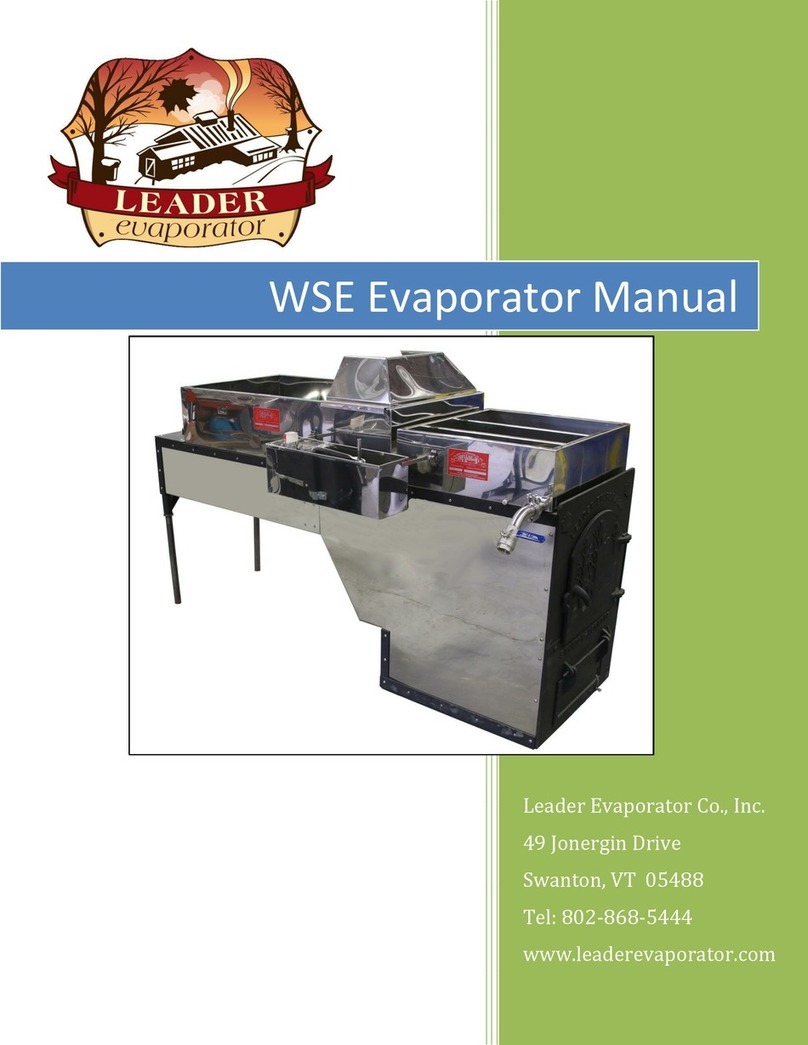 Leader Evaporator WSE manual