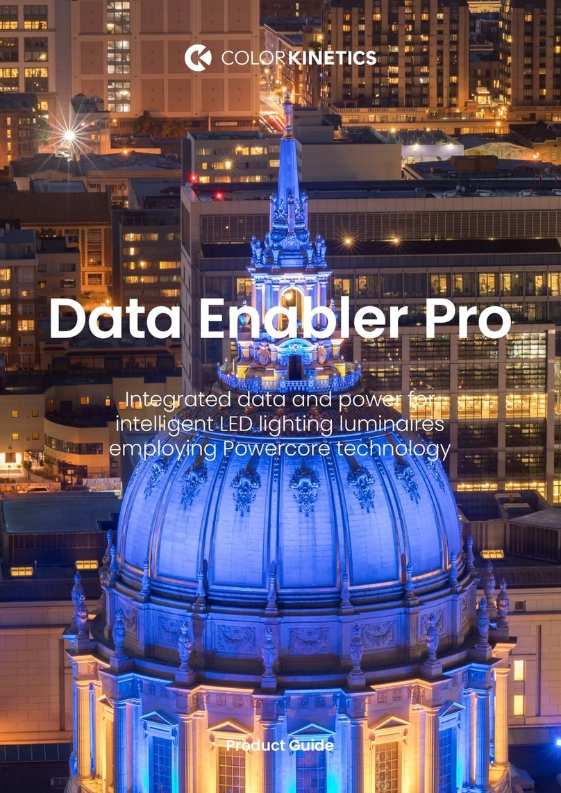COLORKINETICS Data Enabler Pro Product guide