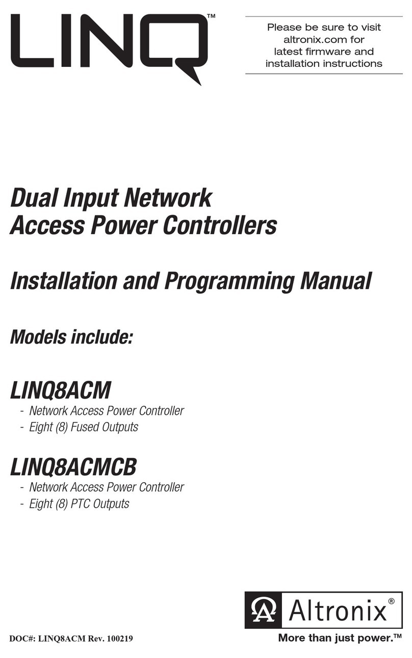 Altronix LINQ8ACM Assembly instructions