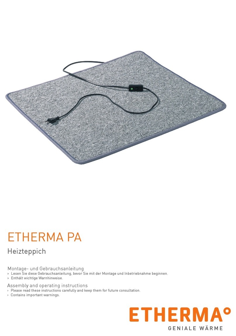 Etherma PA Series Assembly and operating instructions