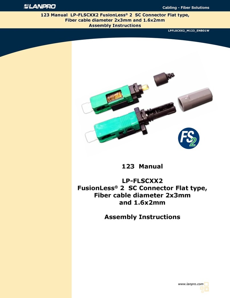 Lanpro FusionLess 2 SC LP-FLSC 2 Series Assembly instructions