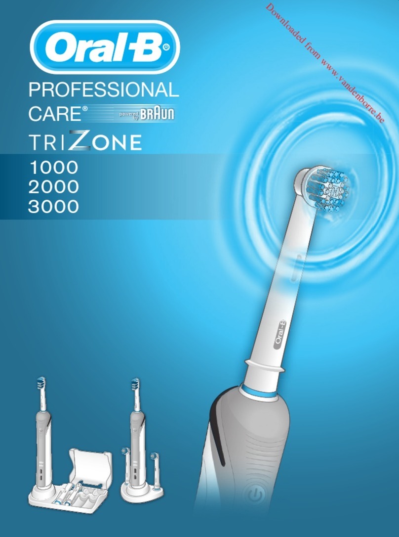 Braun Oral-B Trizone 1000 User manual