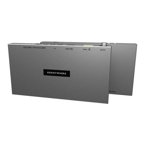 HDanywhere XTND 4K 40 User manual