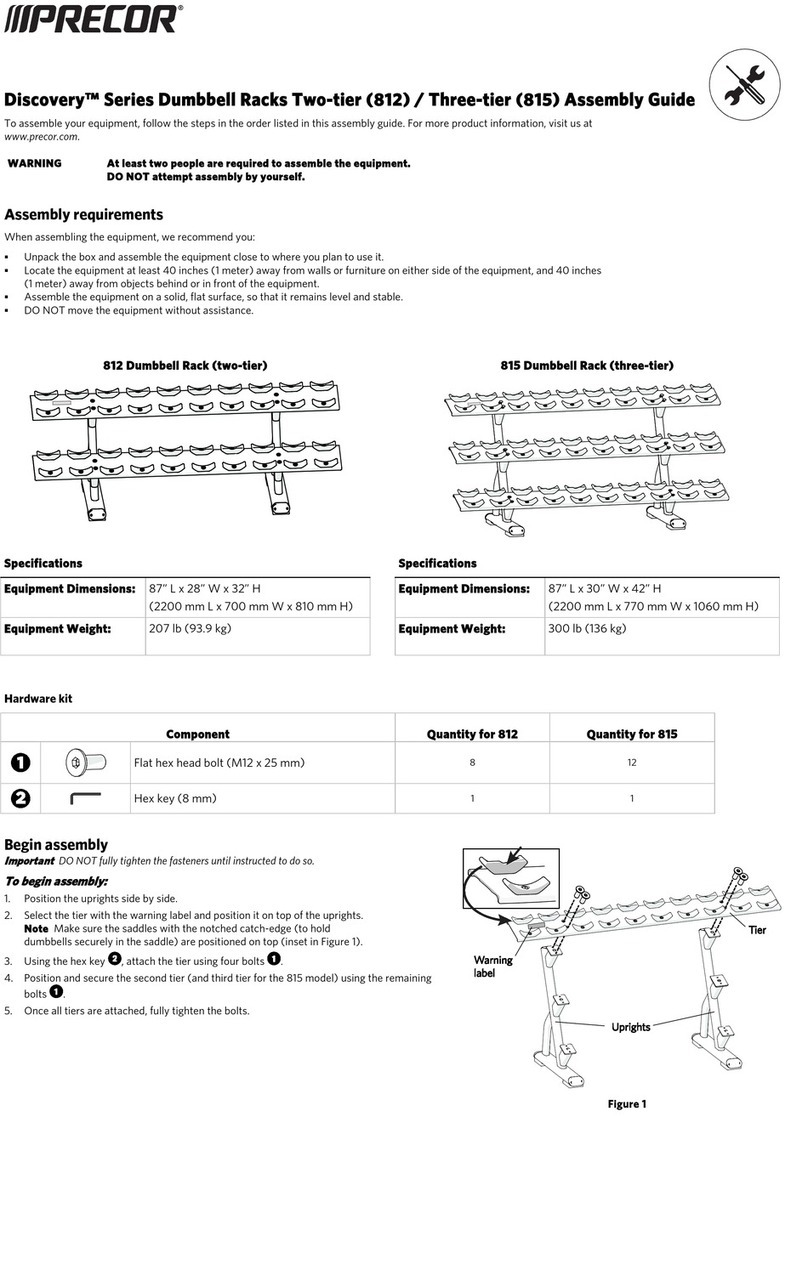 Precor Discovery Series User manual Precor Discovery Series User manual