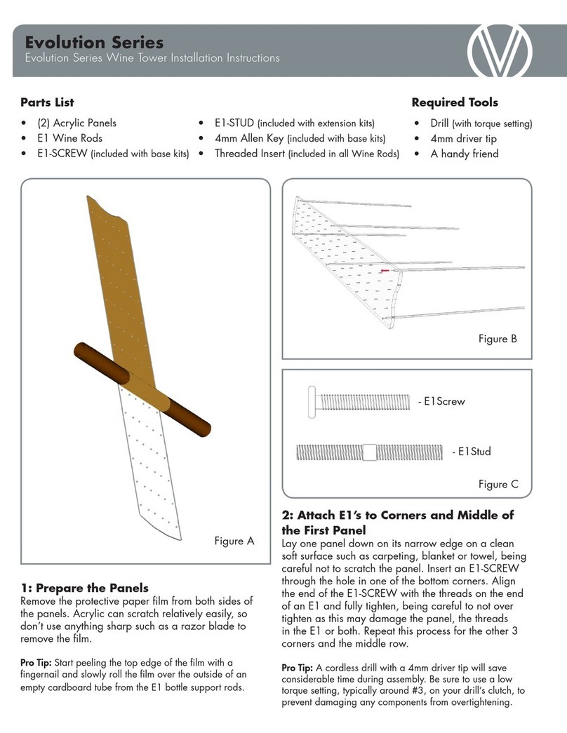 Vintage view Evolution Series installation instructions Vintage view Evolution Series installation instructions