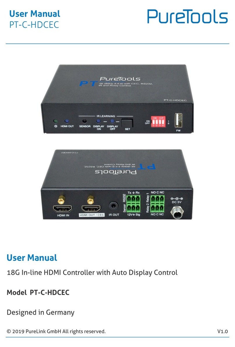 PureTools PT-C-HDCEC user manual