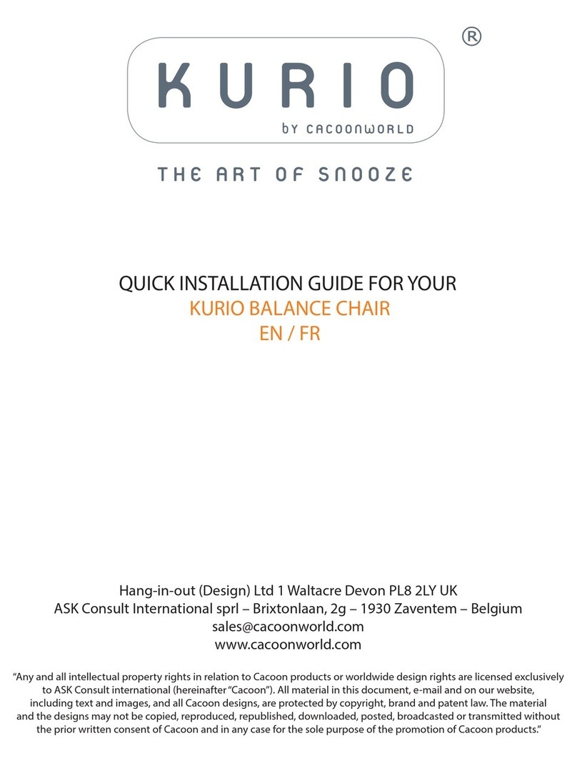 Cacoonworld KURIO Quick installation guide Cacoonworld KURIO Quick installation guide