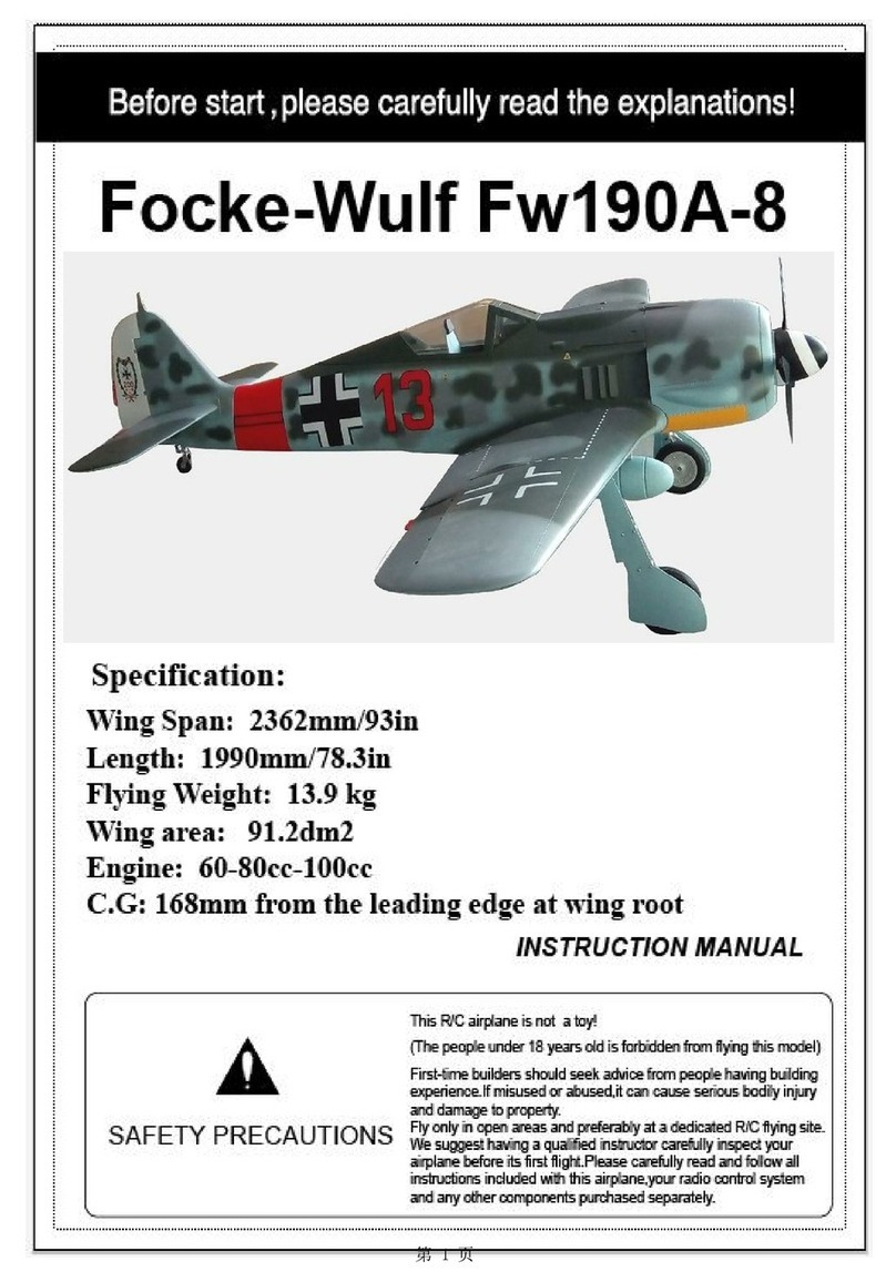 BigPlanes Focke-Wulf Fw190A-8 instruction manual