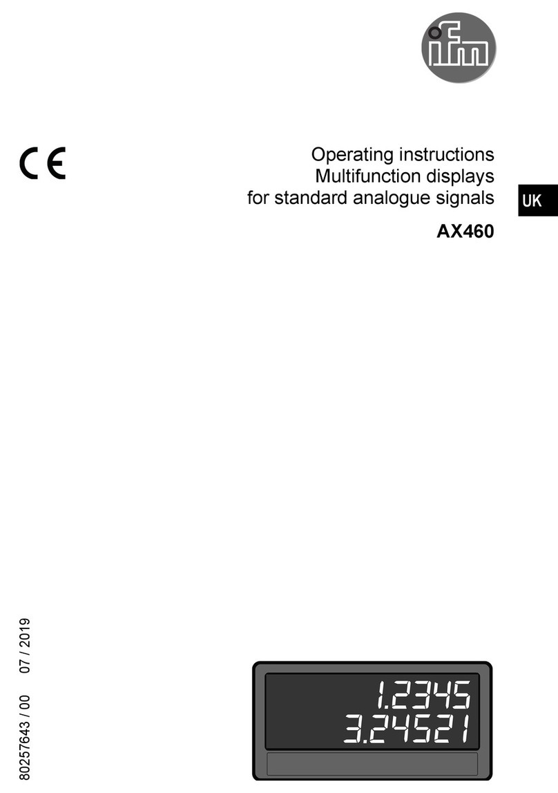 IFM AX460 User manual