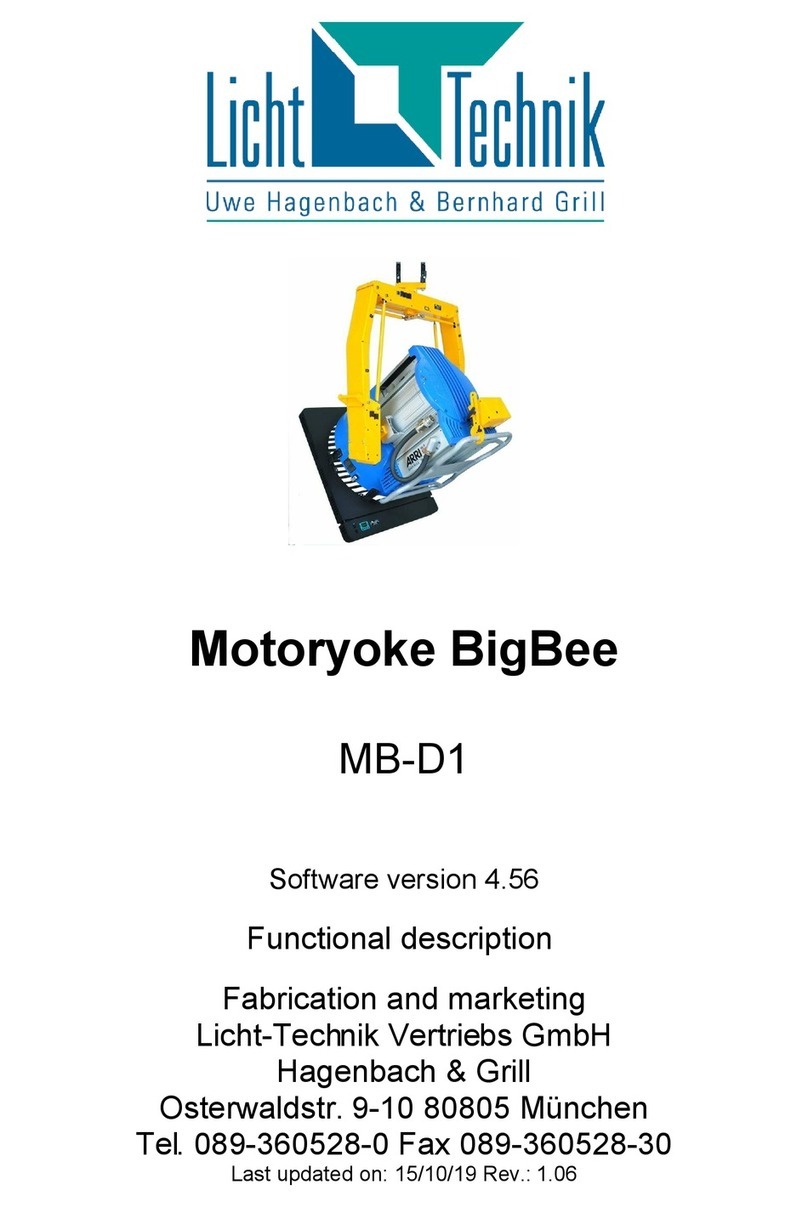 Licht-Technik Motoryoke BigBee MB-D1 Functional description