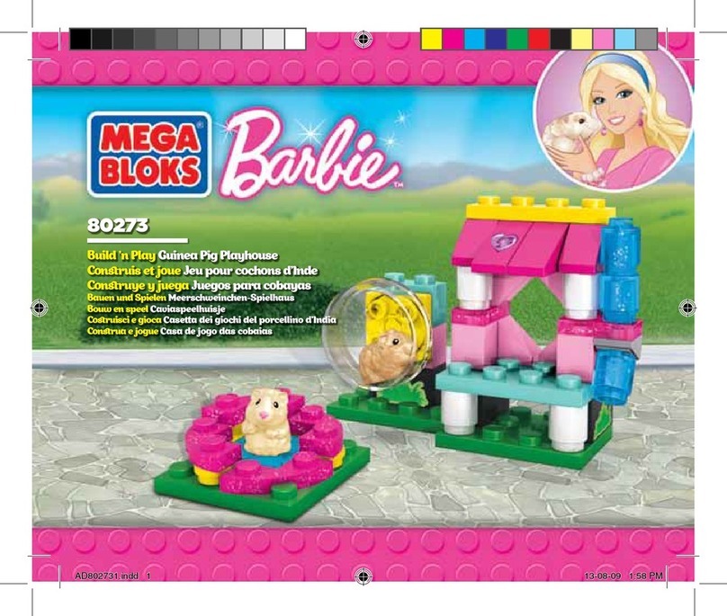 Mega Bloks Barbie Build 'n Play Guinea Pig Playhouse... User manual Mega Bloks Barbie Build 'n Play Guinea Pig Playhouse... User manual