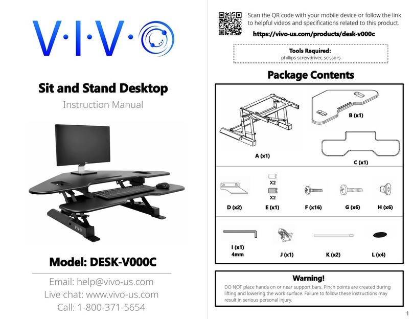 Vivo DESK V000C instruction manual