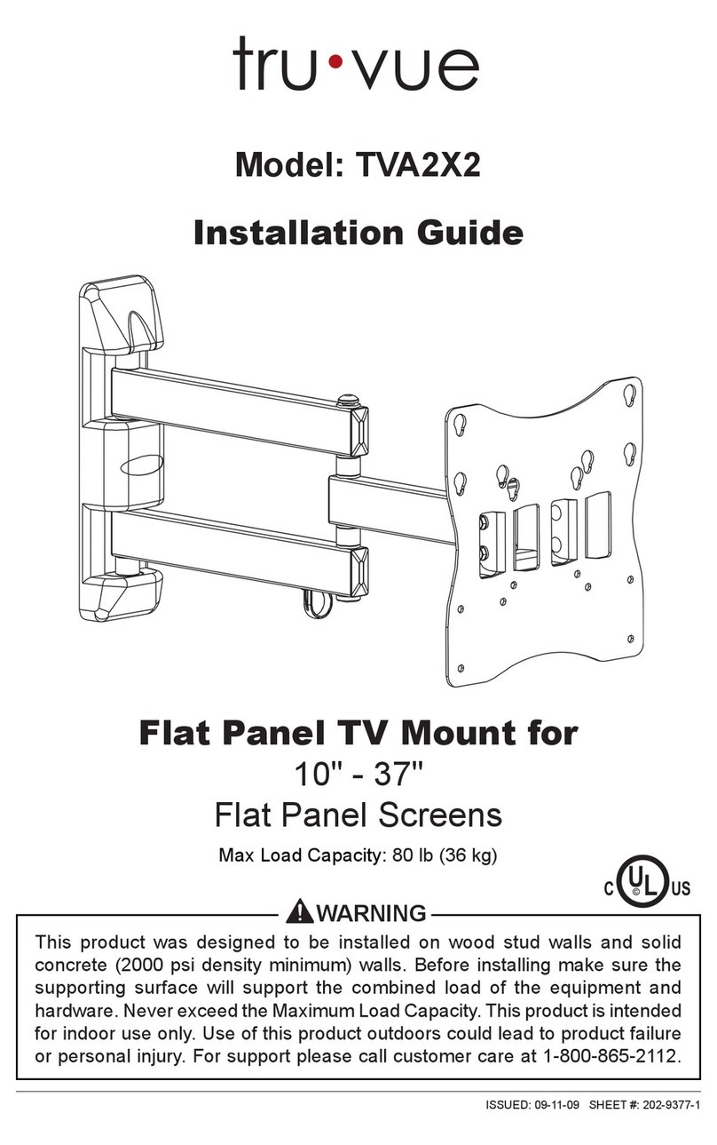 Tru Vue TVA2X2 installation guide