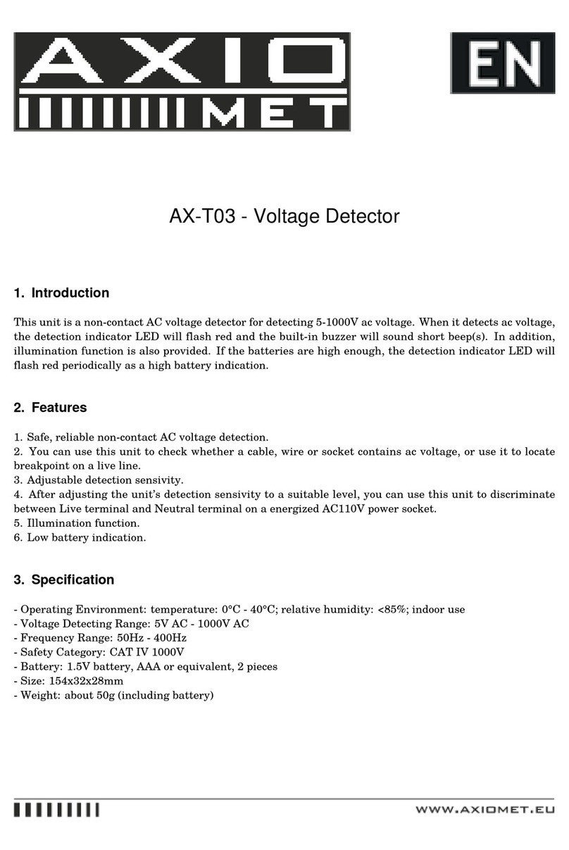 Axio MET AX-T03 manual