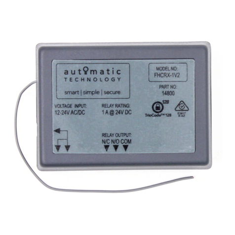 Automatic Technology FHCRX-1V2 User manual