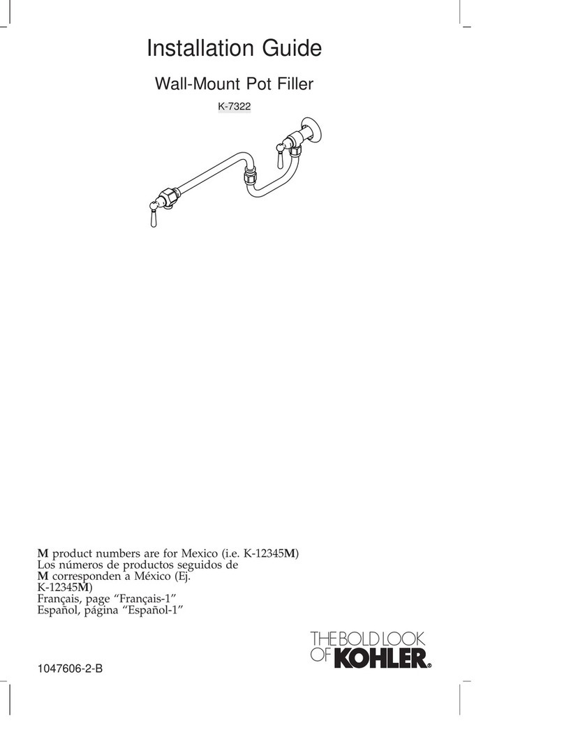 Kohler K-7322 installation guide