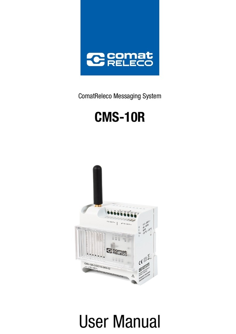 Comat Releco CMS-10R Series user manual