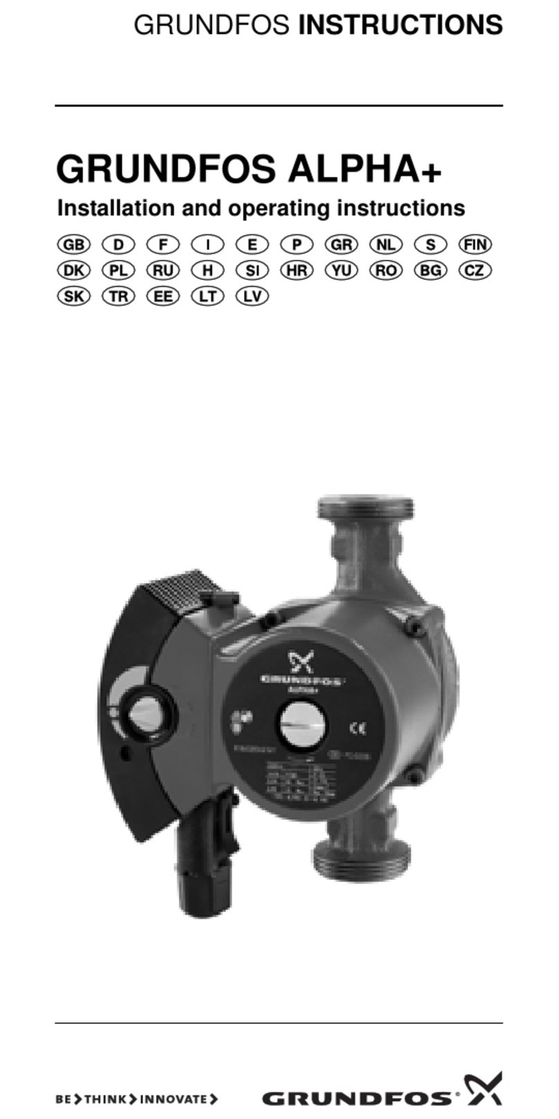 Grundfos ALPHA+ Series User manual