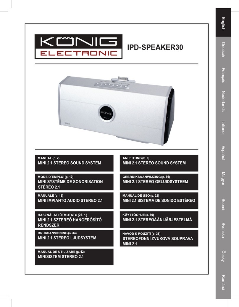 König Electronic IPD-SPEAKER30 manual