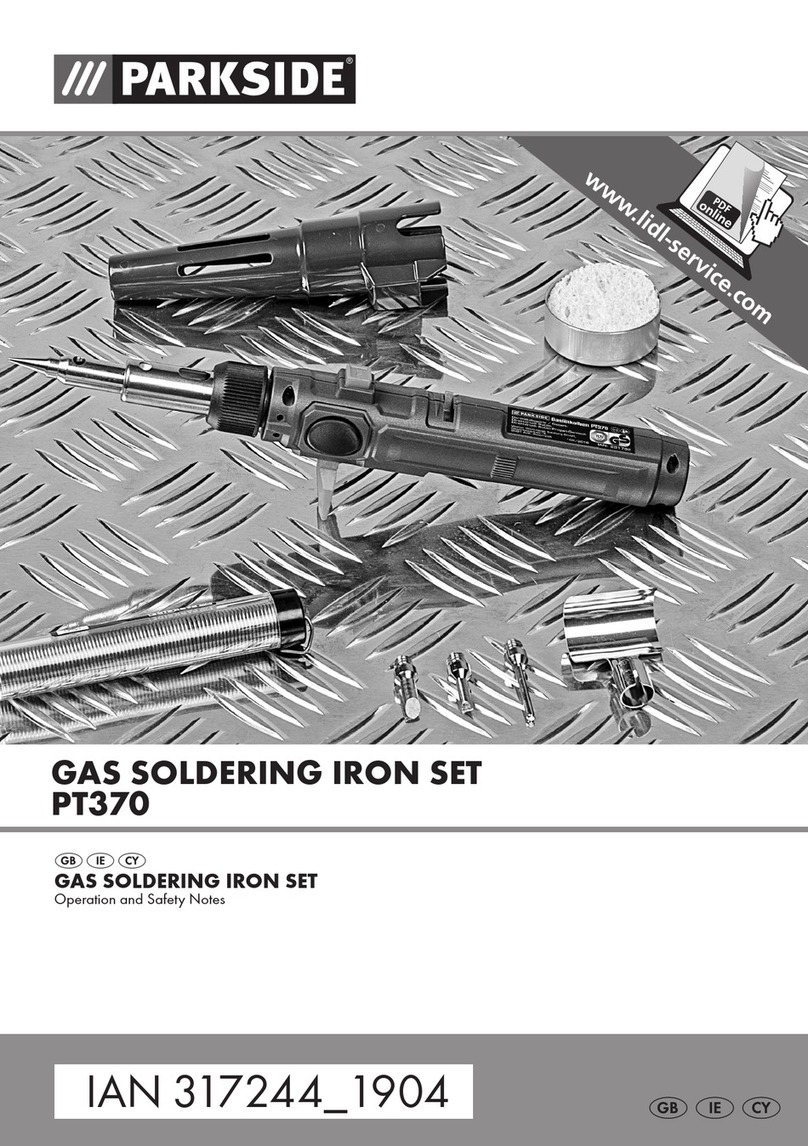 Parkside PT370 User manual