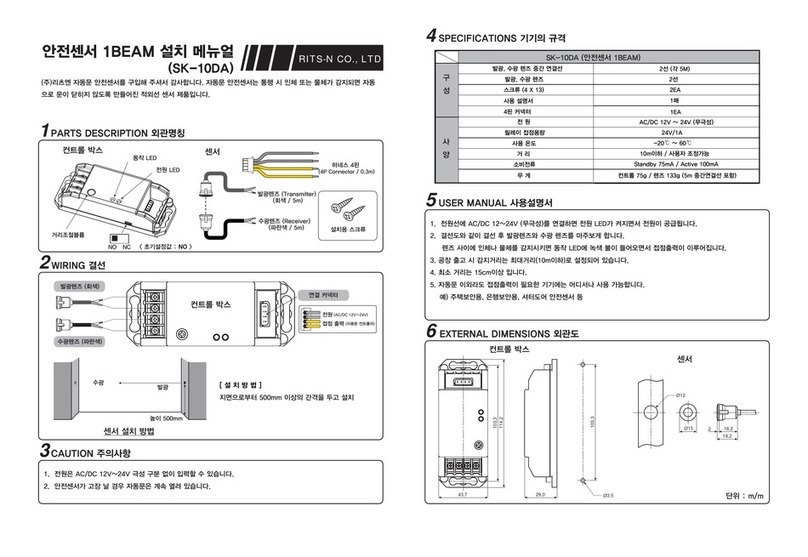RITS-N SK-10DA User manual