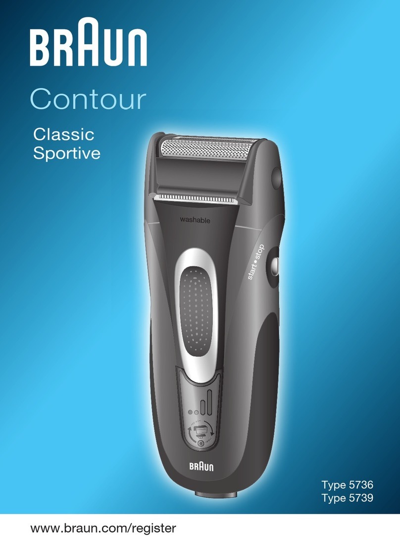 Braun 5736 User manual Braun 5736 User manual