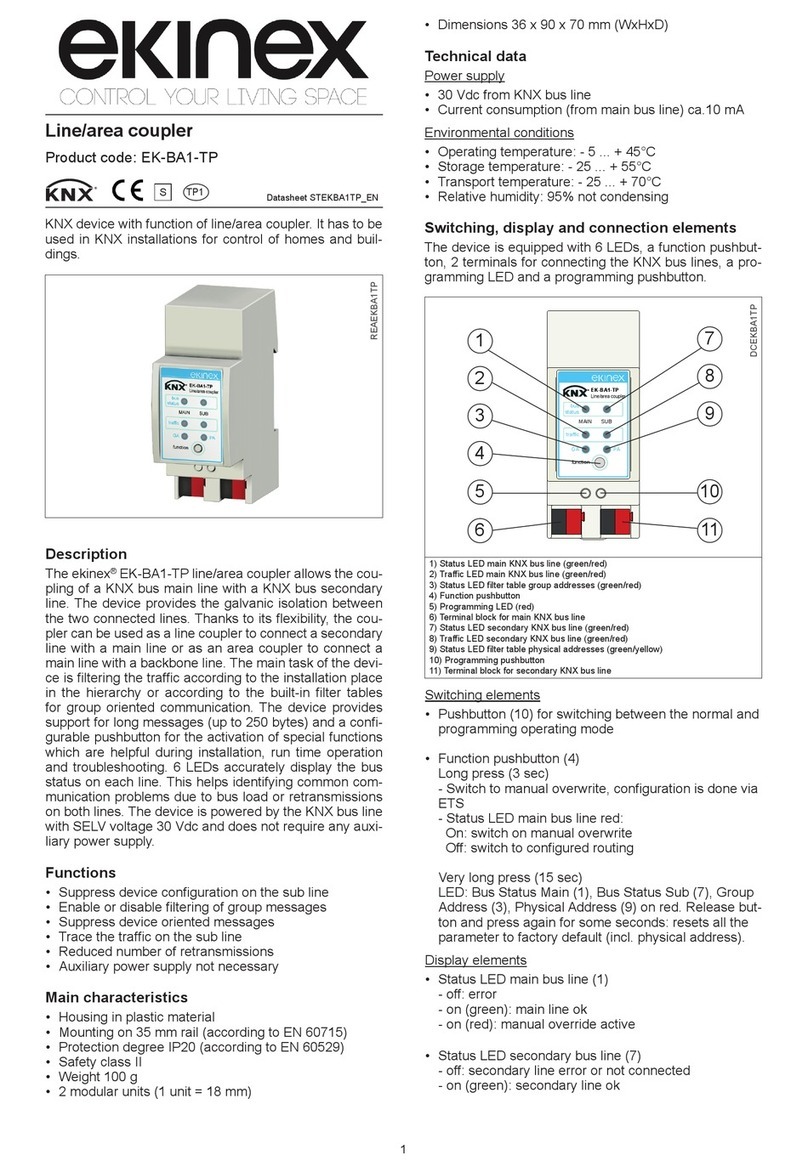 Ekinex EK-BA1-TP manual