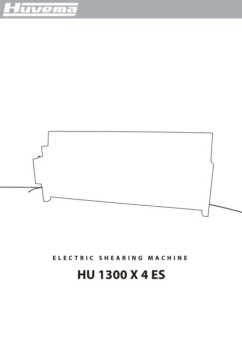 Huvema HU 1300 X 4 ES Operation manual