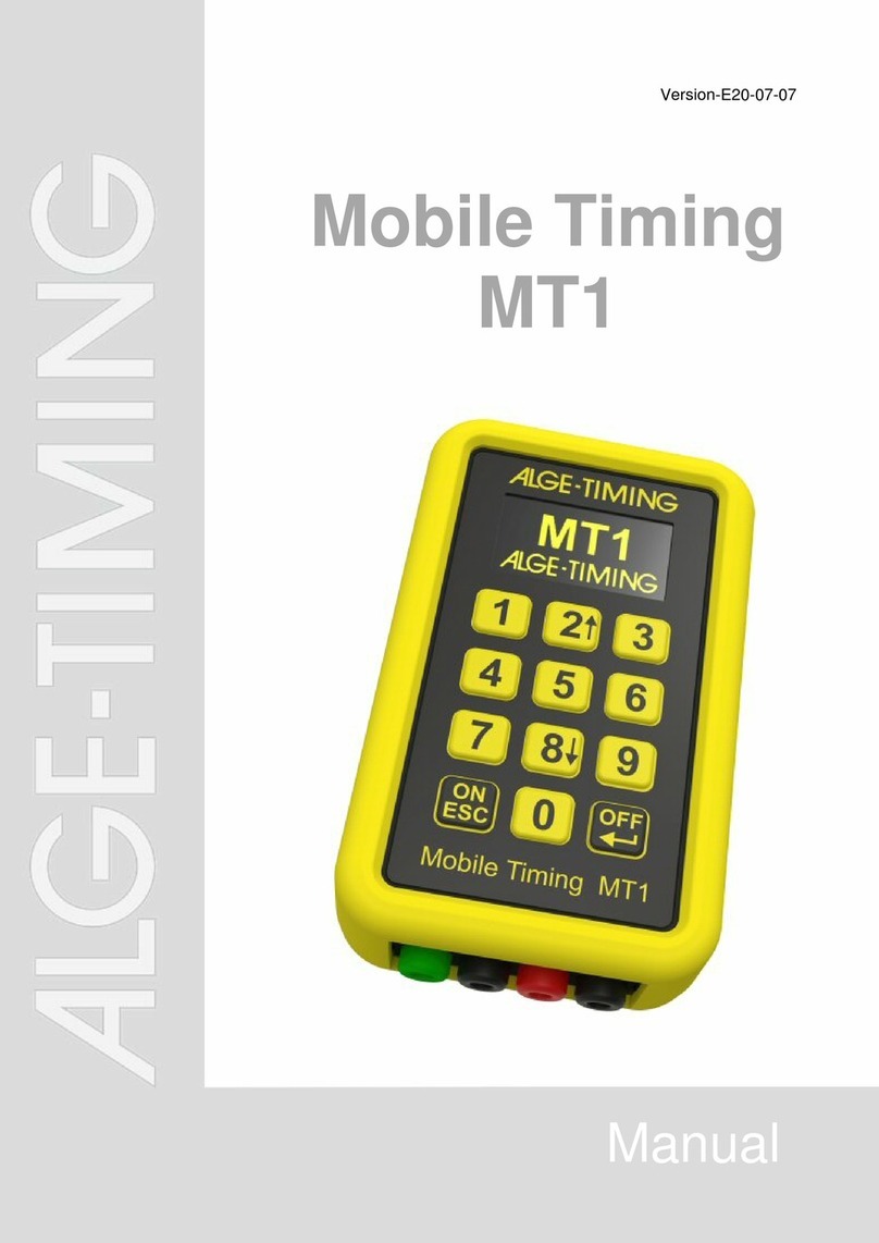 ALGE-Timing Mobile Timing MT1 manual