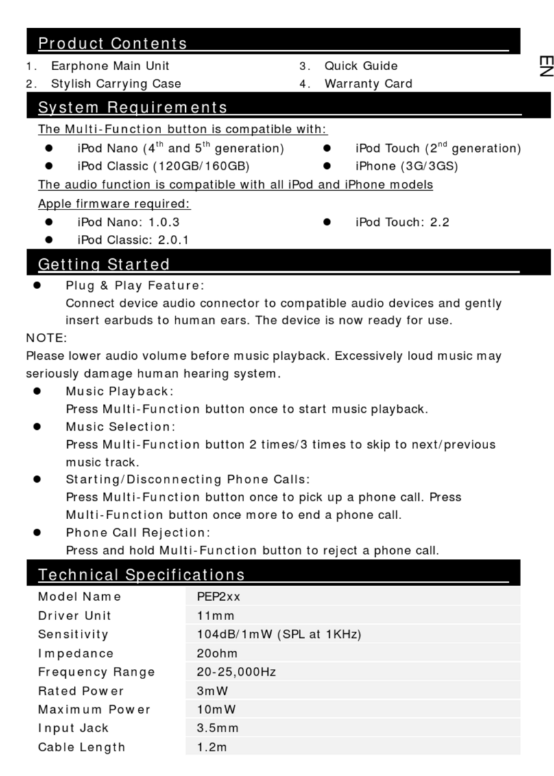 Prestigio PEP2 Series quick guide