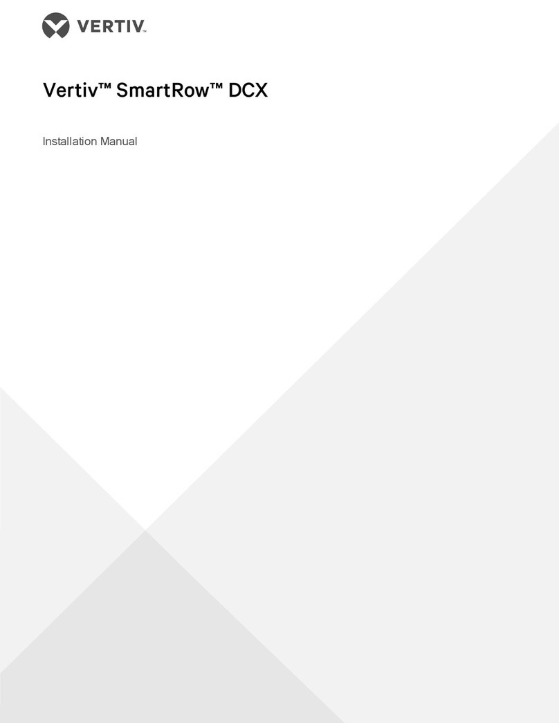 Vertiv SmartRow DCX User manual