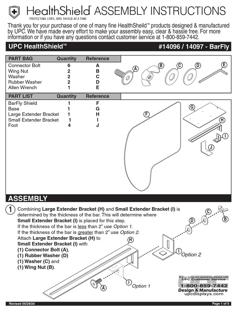 UPC HealthShield BarFly User manual