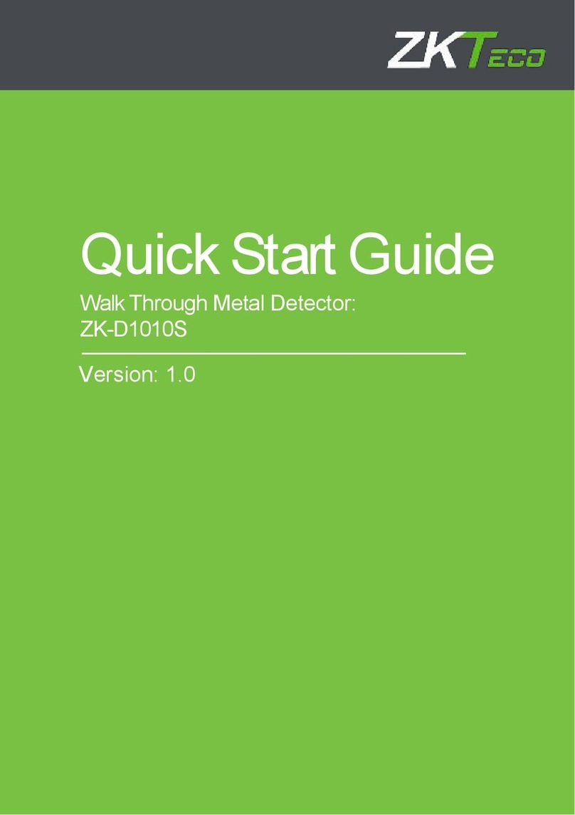 ZKTeco ZK-D1010S quick start guide