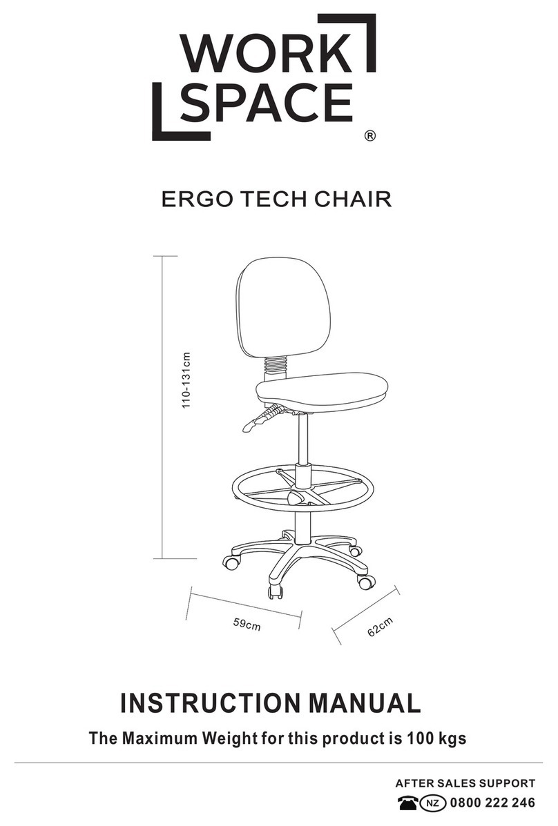 Workspace ERGO TECH CHAIR User manual