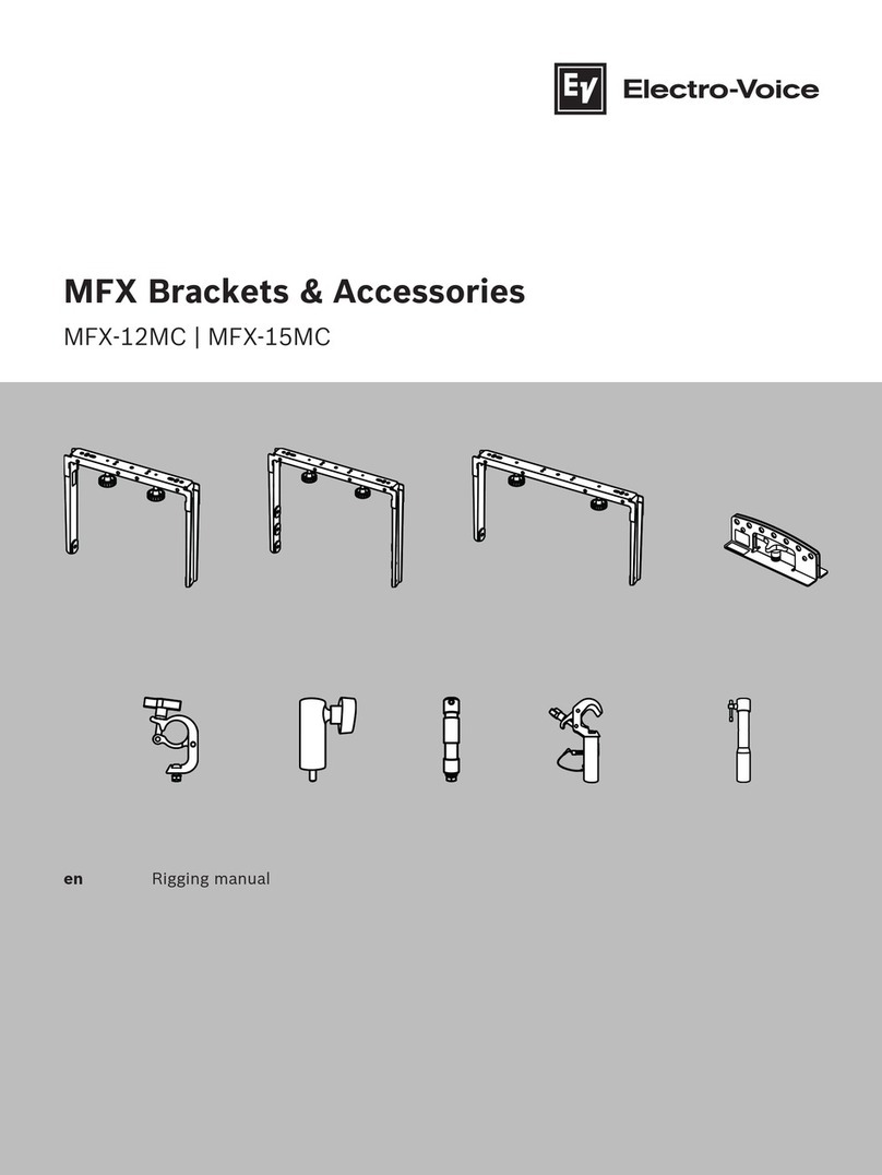 Electro-Voice MFX Series Rigging manual