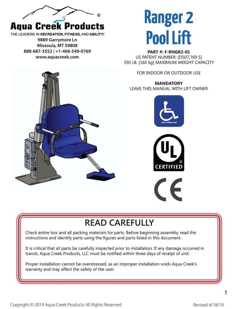 Aqua Creek Products Ranger 2 instruction manual Aqua Creek Products Ranger 2 instruction manual