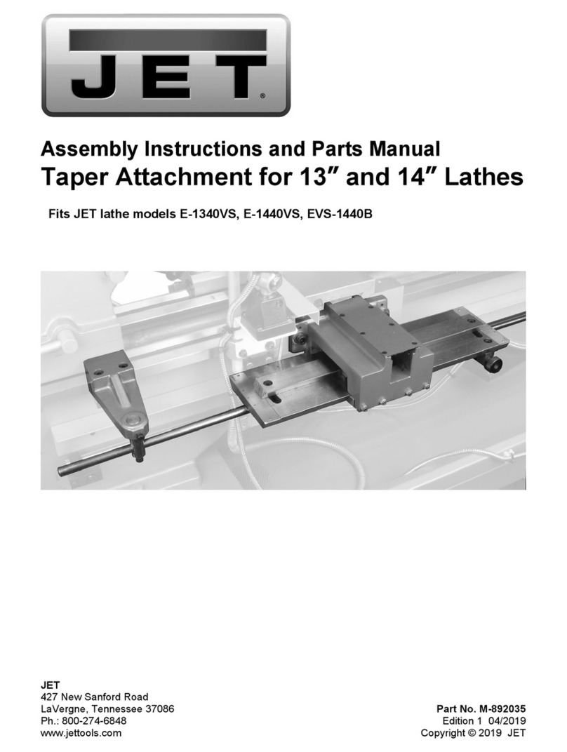 Jet E-1440VS Parts list manual