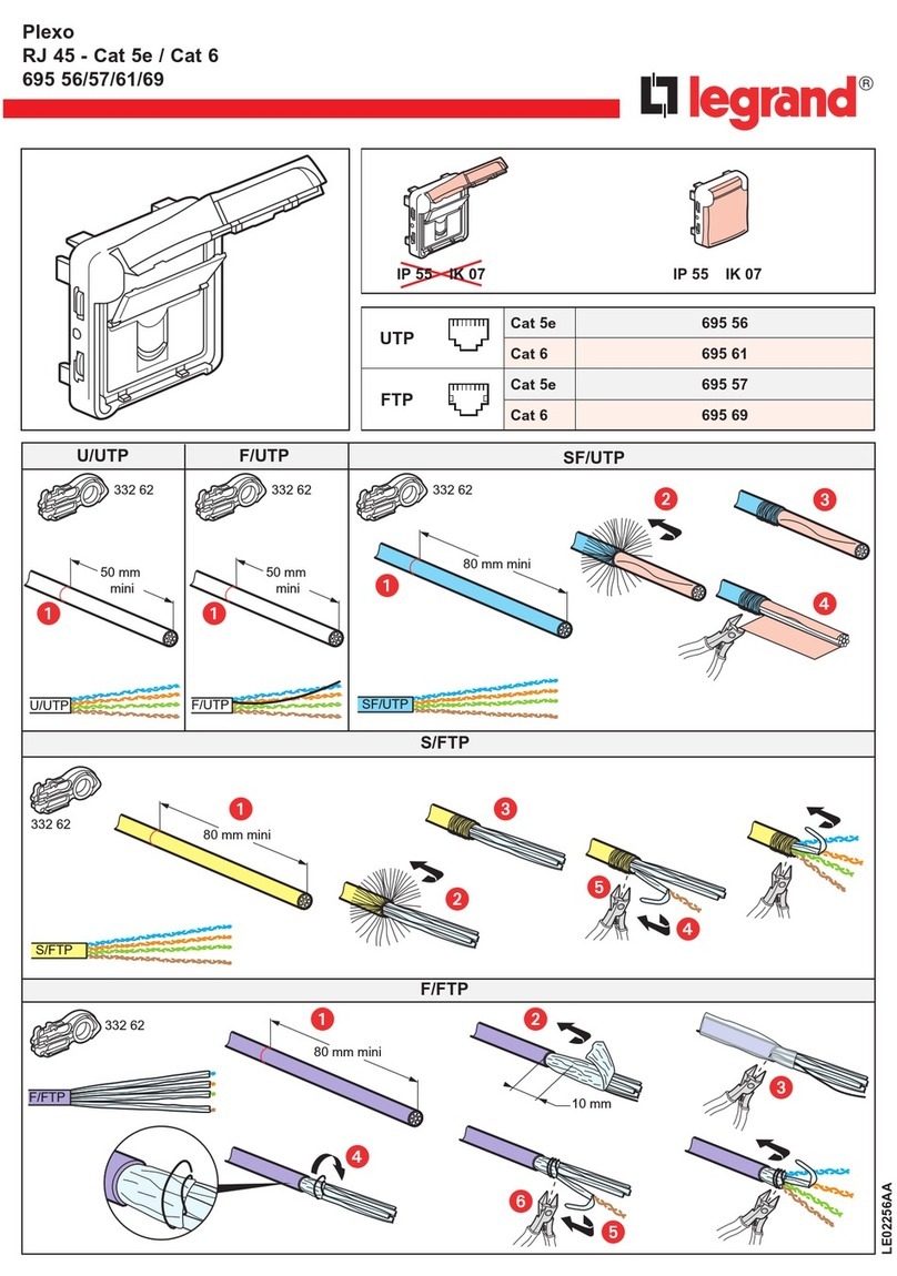 LEGRAND Plexo 695 56 User manual