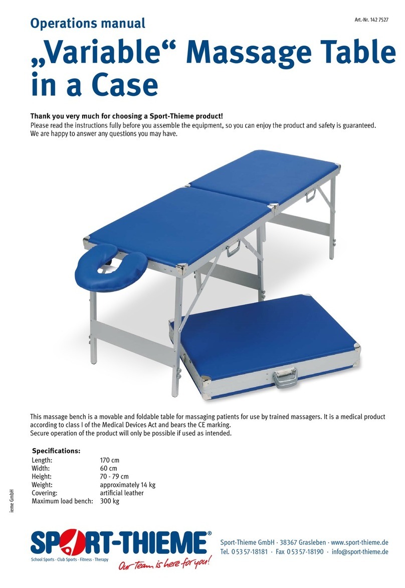 Sport-thieme Variable Operation manual Sport-thieme Variable Operation manual