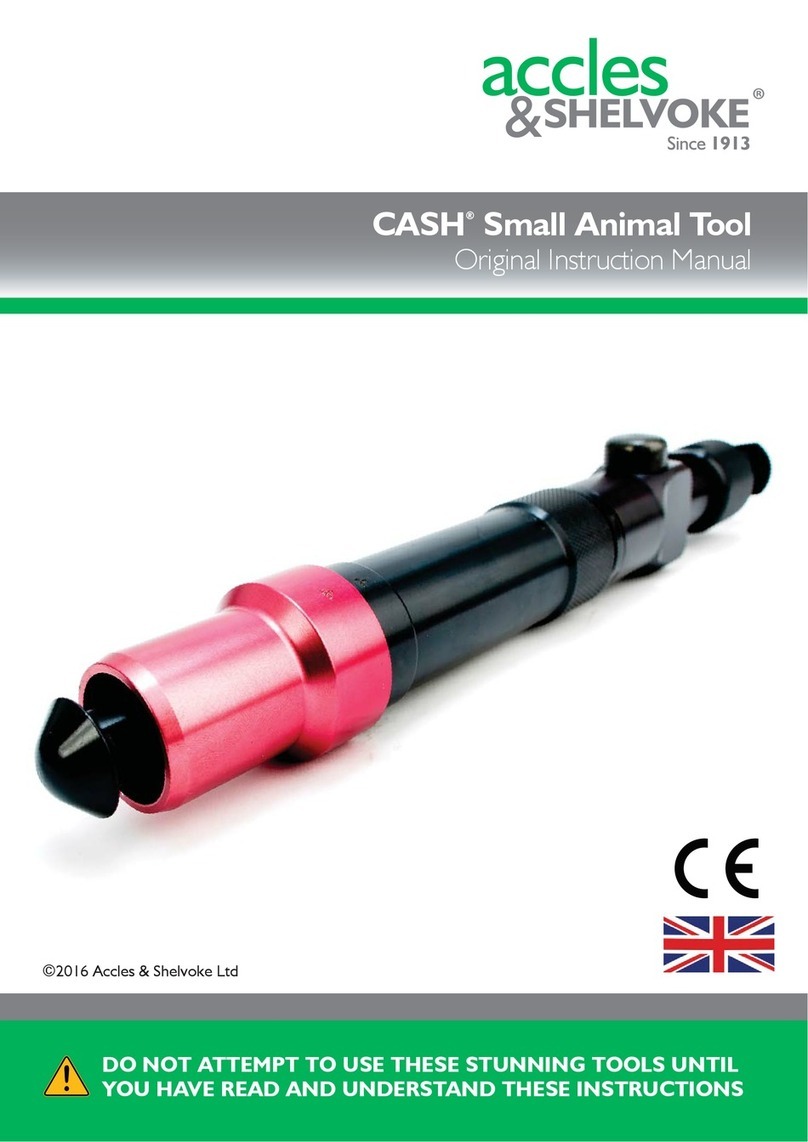 Accles & Shelvoke CASH Small Animal Tool Original instruction manual