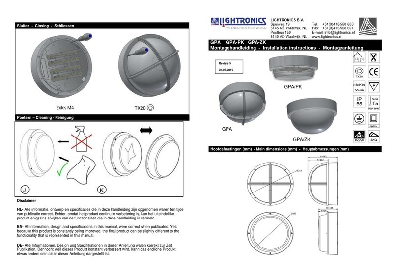 Lightronics GPA User manual
