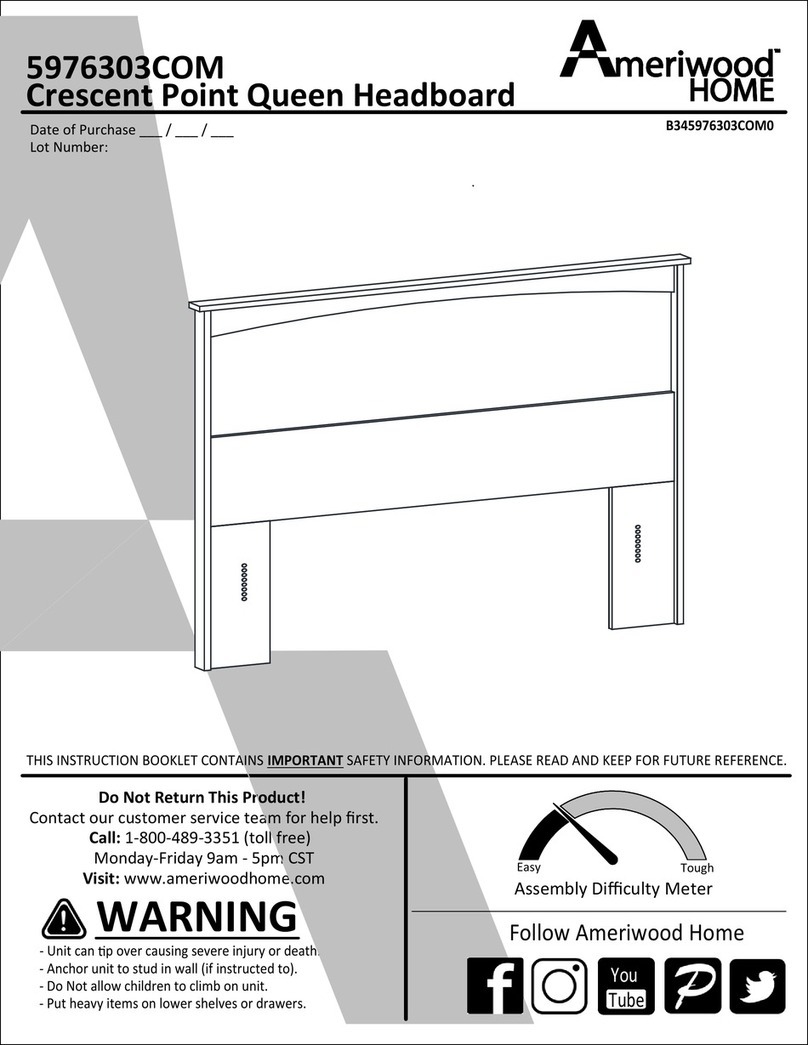 Ameriwood HOME 5976303COM Instruction booklet