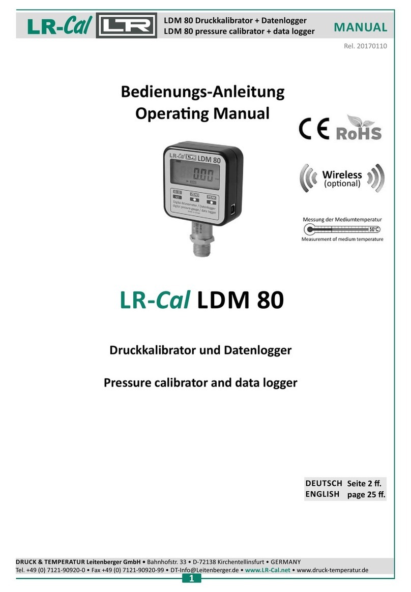 LR-Cal LDM 80 Series operating manual