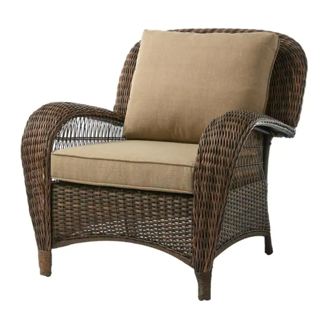 HAMPTON BAY BEACON PARK FRS80812C-ST-1 Use and care guide
