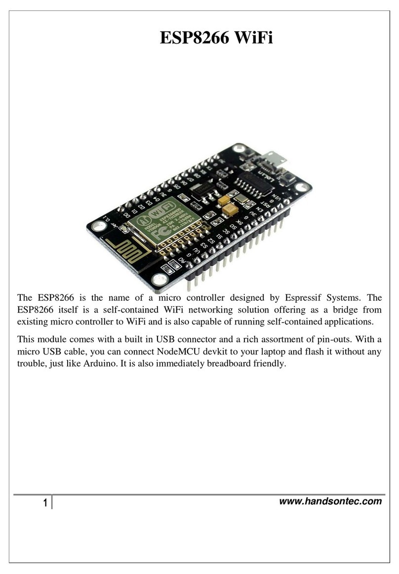 Handson Technology ESP8266 WiFi User manual