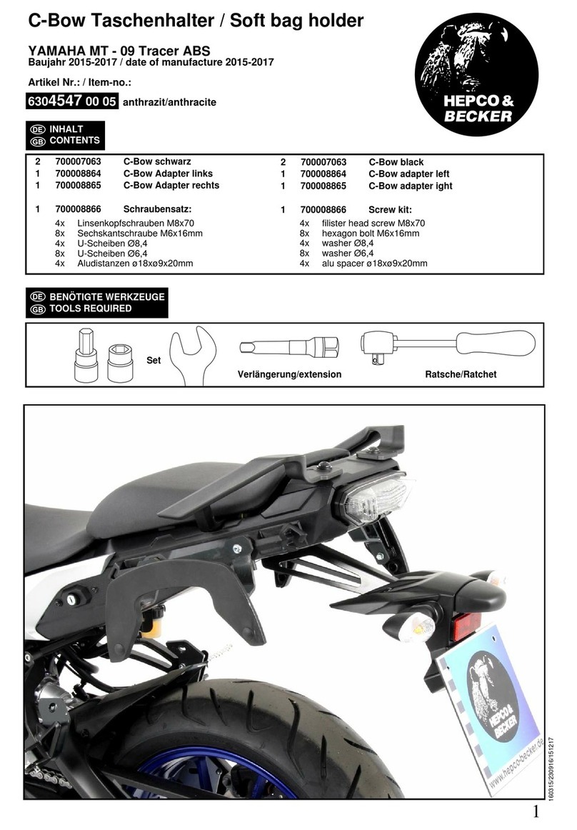 hepco & becker C-Bow 6304547 00 05 User manual