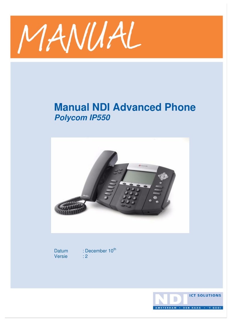 Polycom SoundPoint IP 550 User manual