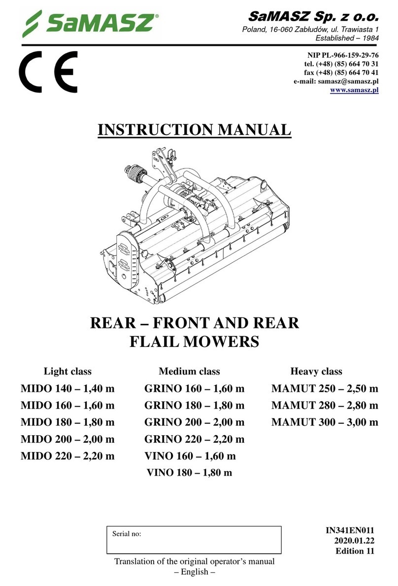 SaMASZ MIDO 140 User manual